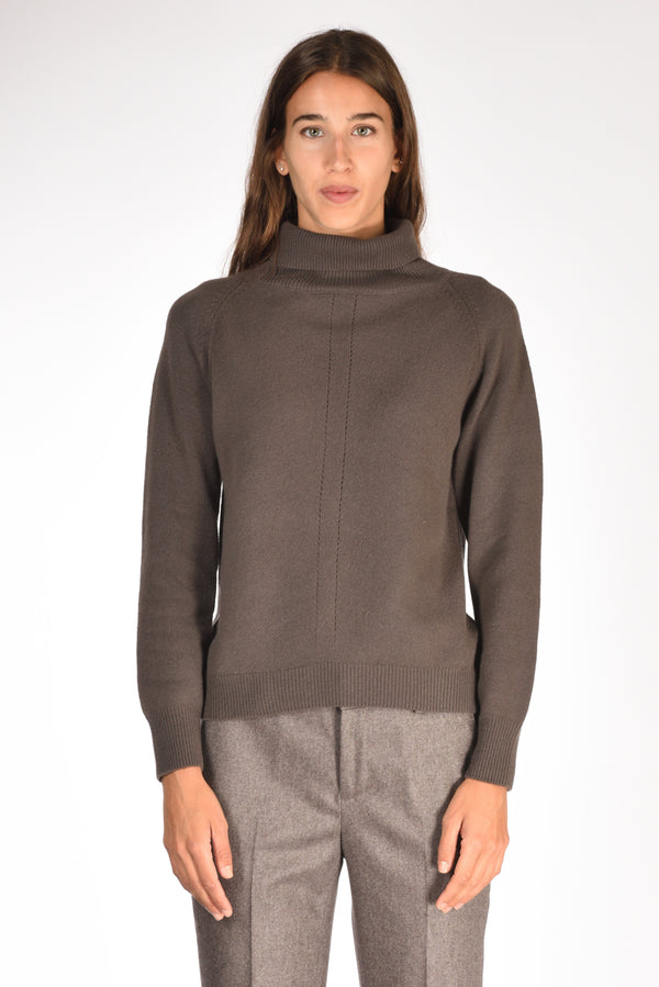Zanone Slowear Maglia Lupetto Marrone Donna-2