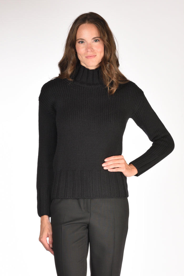 Zanone Slowear Maglia Lupetto Nero Donna - 1