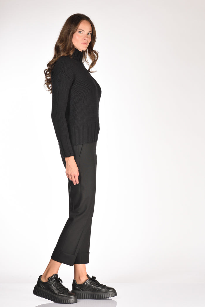 Zanone Slowear Maglia Lupetto Nero Donna - 4