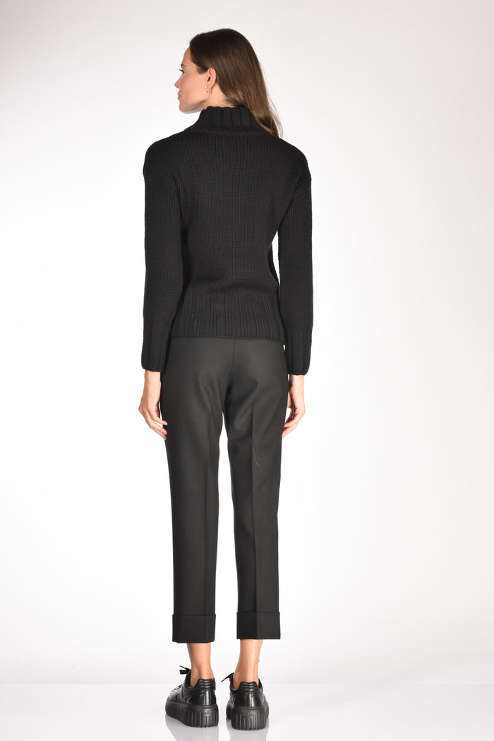 Zanone Slowear Maglia Lupetto Nero Donna - 5