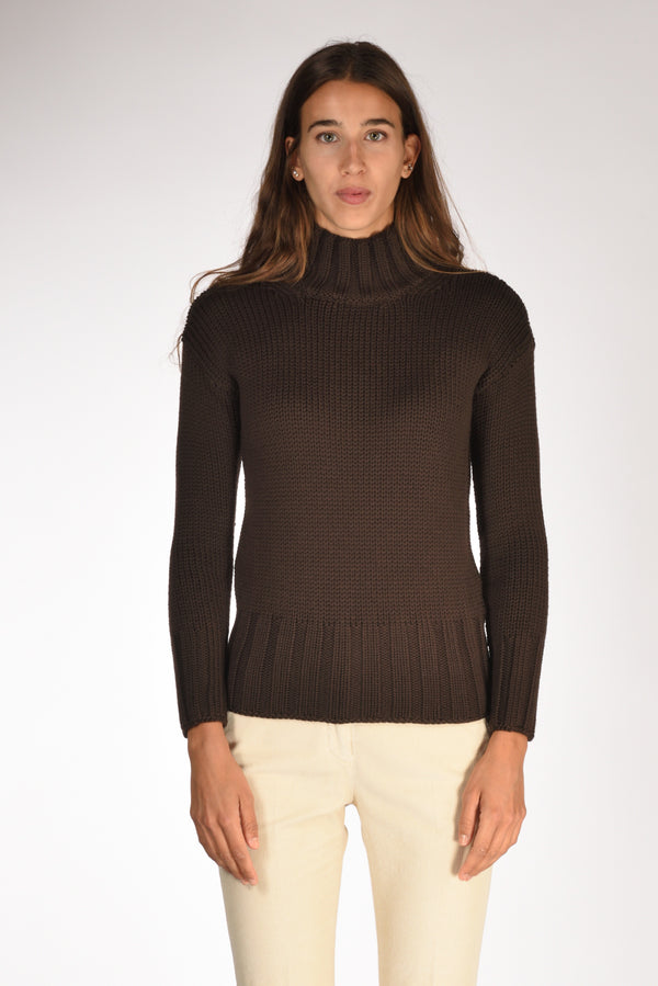 Zanone Slowear Maglia Lupetto Marrone Donna-2