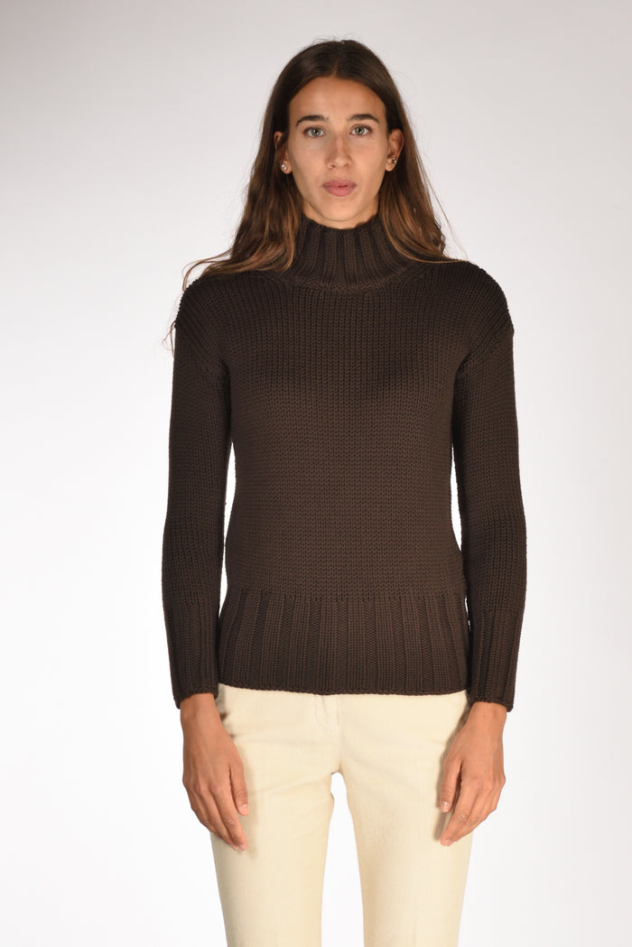Zanone Slowear Maglia Lupetto Marrone Donna - 2