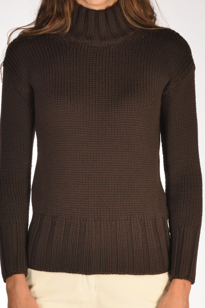Zanone Slowear Maglia Lupetto Marrone Donna - 3