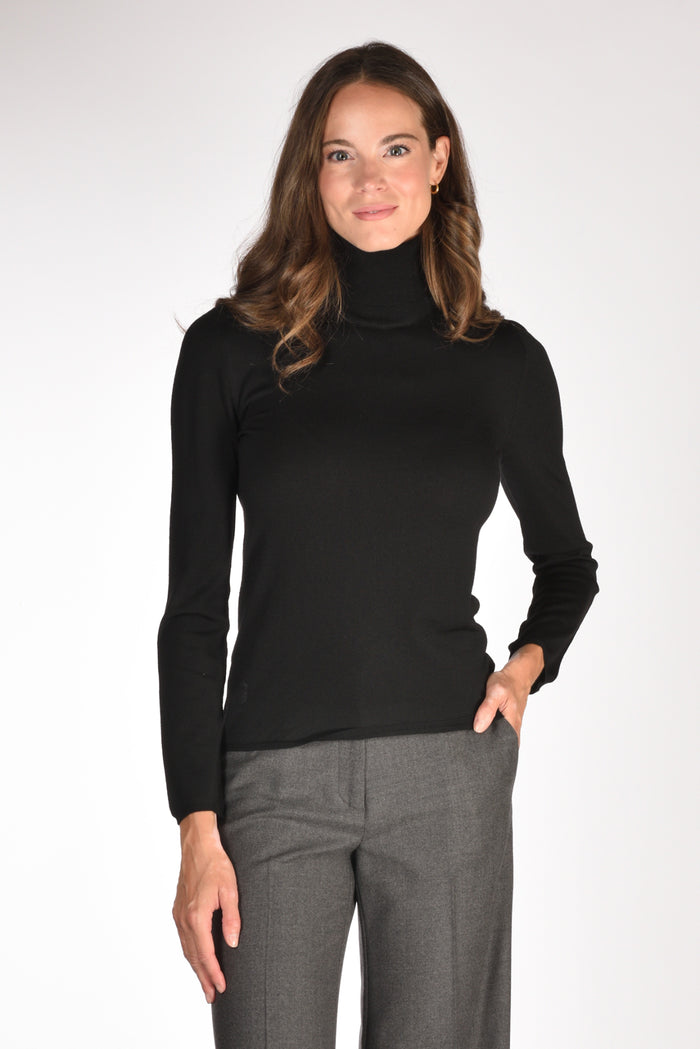Zanone Slowear Collo Alto Nero Donna - 1