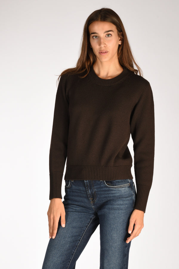 Zanone Slowear Maglia Girocollo Marrone Donna