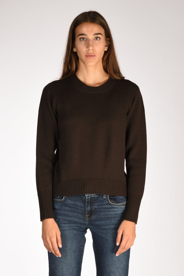 Zanone Slowear Maglia Girocollo Marrone Donna-2
