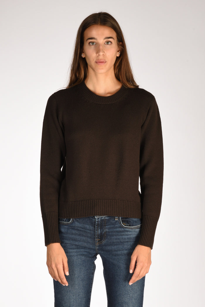 Zanone Slowear Maglia Girocollo Marrone Donna - 2