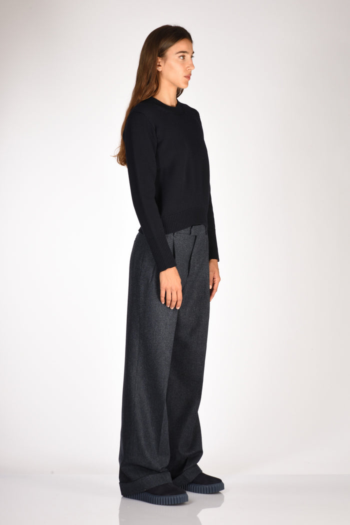 Zanone Slowear Maglia Girocollo Blu Donna - 4