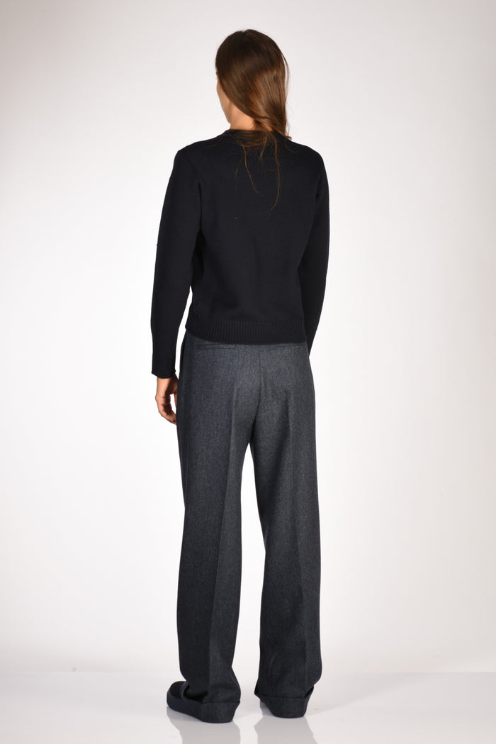 Zanone Slowear Maglia Girocollo Blu Donna - 5