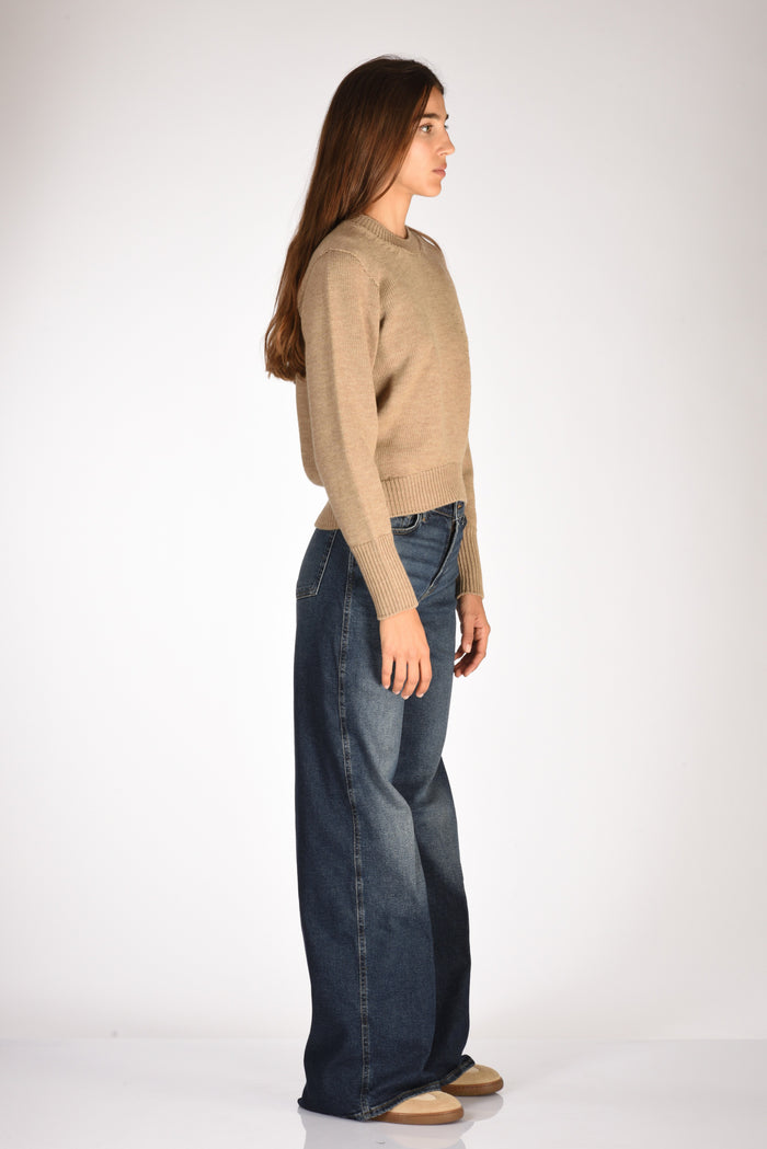Zanone Slowear Maglia Girocollo Beige Donna - 4