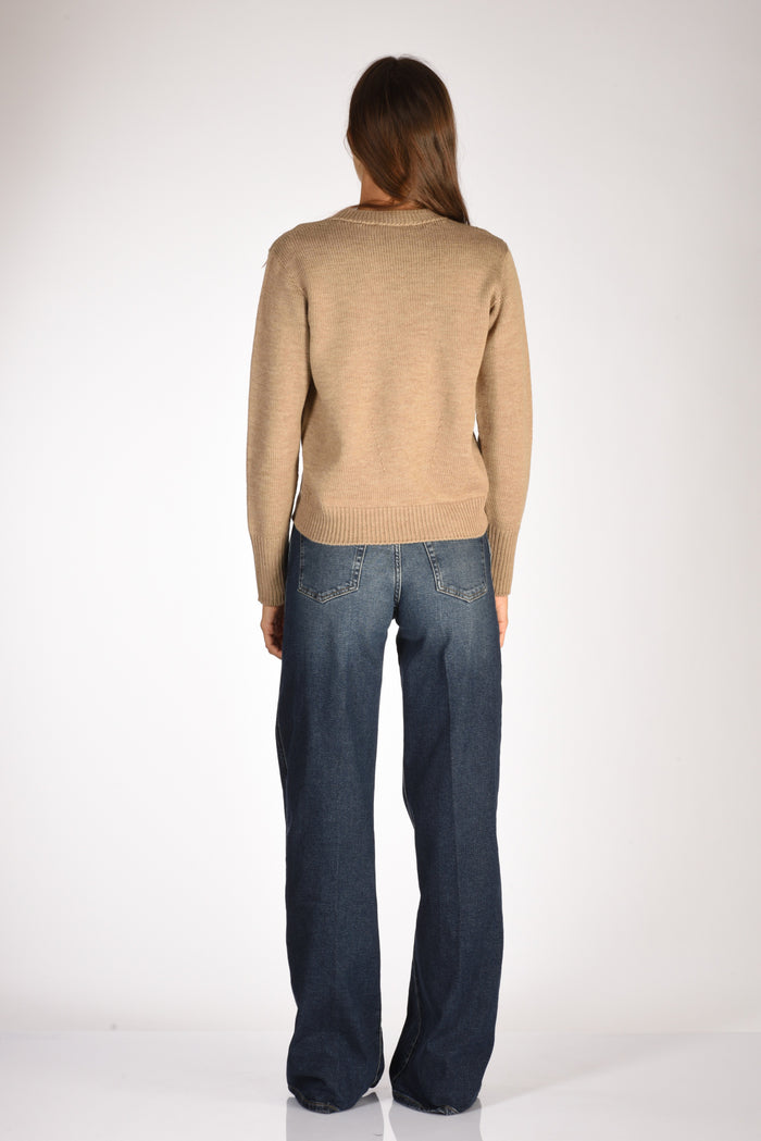 Zanone Slowear Maglia Girocollo Beige Donna - 5