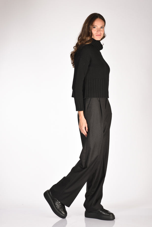 Pt Torino Pantalone Lola Nero Donna-2