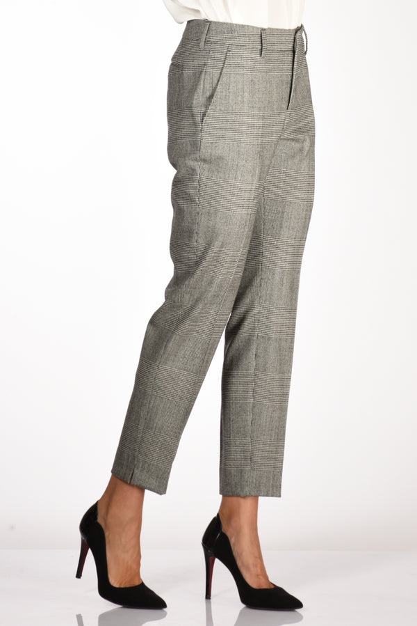 Pt Torino Pantalone New York Nero/bianco Donna