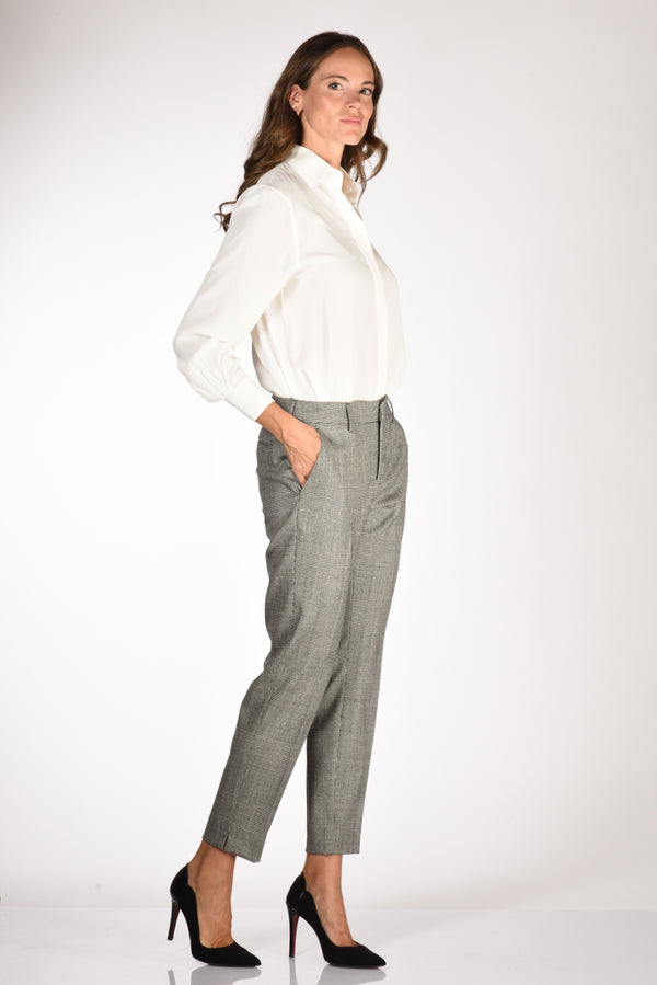 Pt Torino Pantalone New York Nero/bianco Donna-2