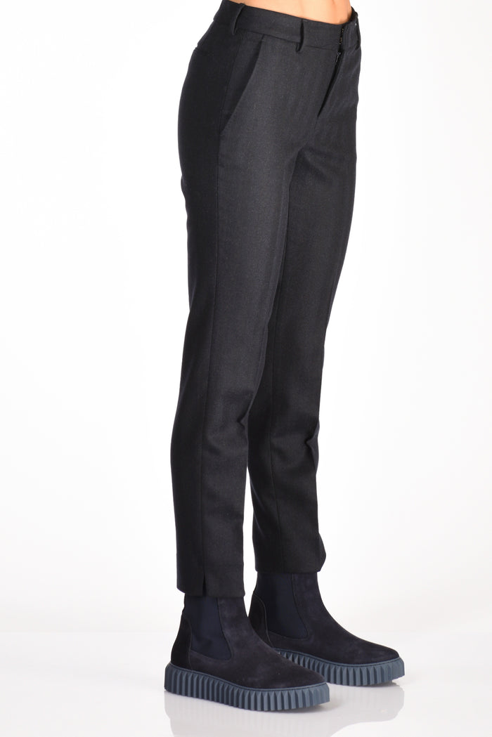 Pt Torino Pantalone New York Blu Donna - 5