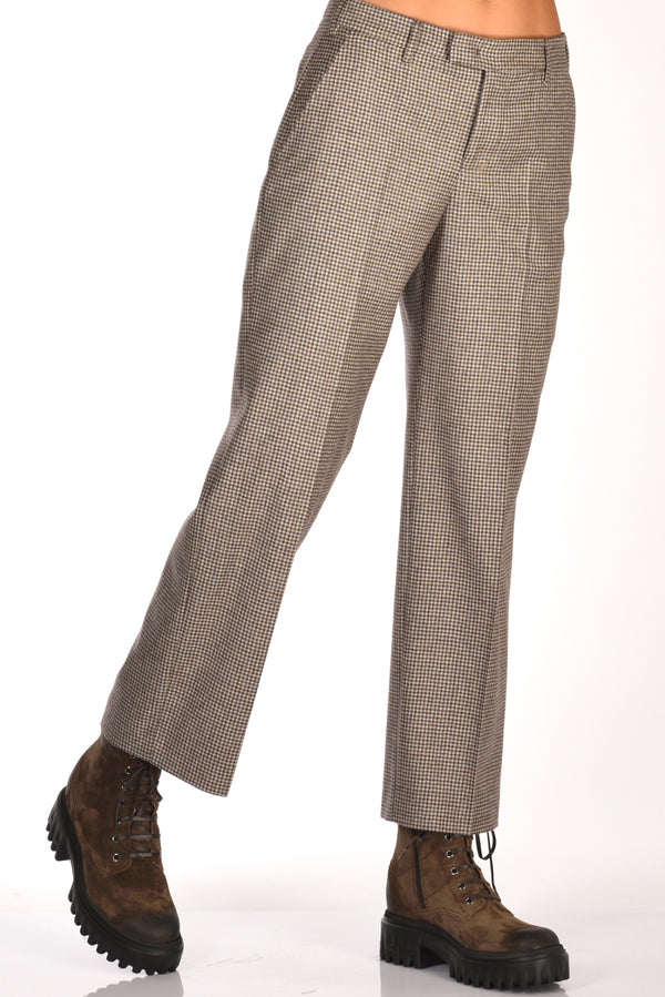 Pt Torino Pantalone Emma Beige/marrone Donna