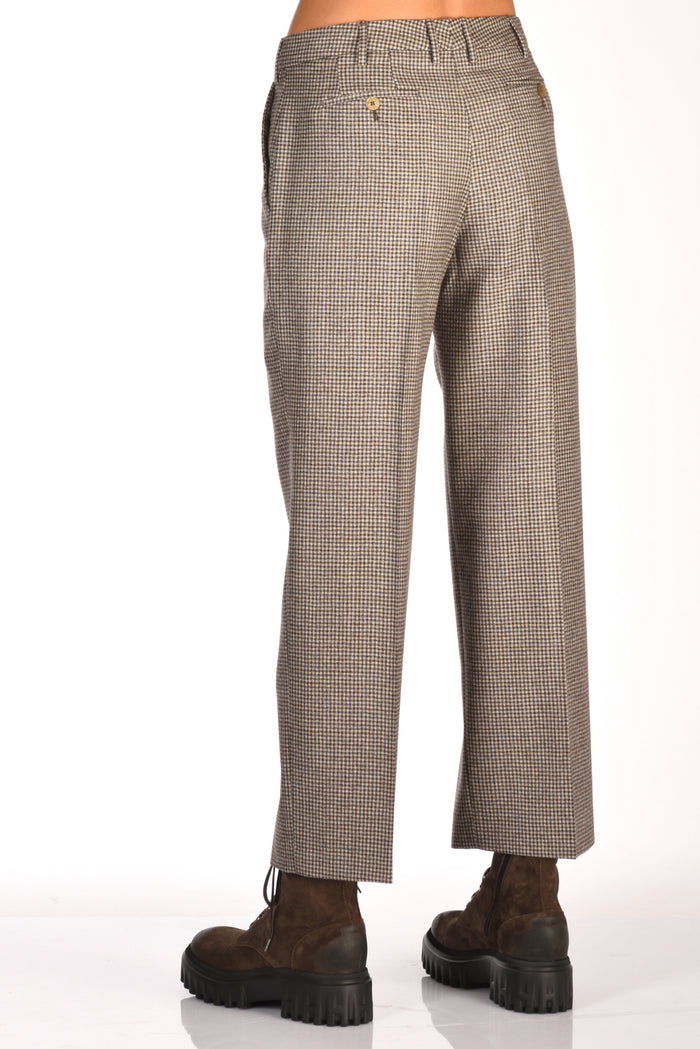 Pt Torino Pantalone Emma Beige/marrone Donna - 6