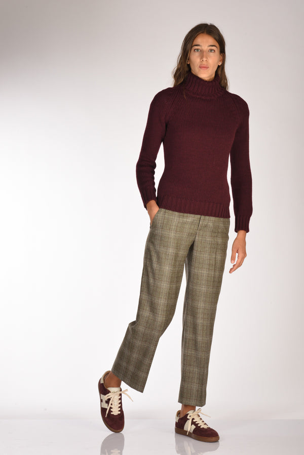 Pt Torino Pantalone Emma Verde/beige Donna-2