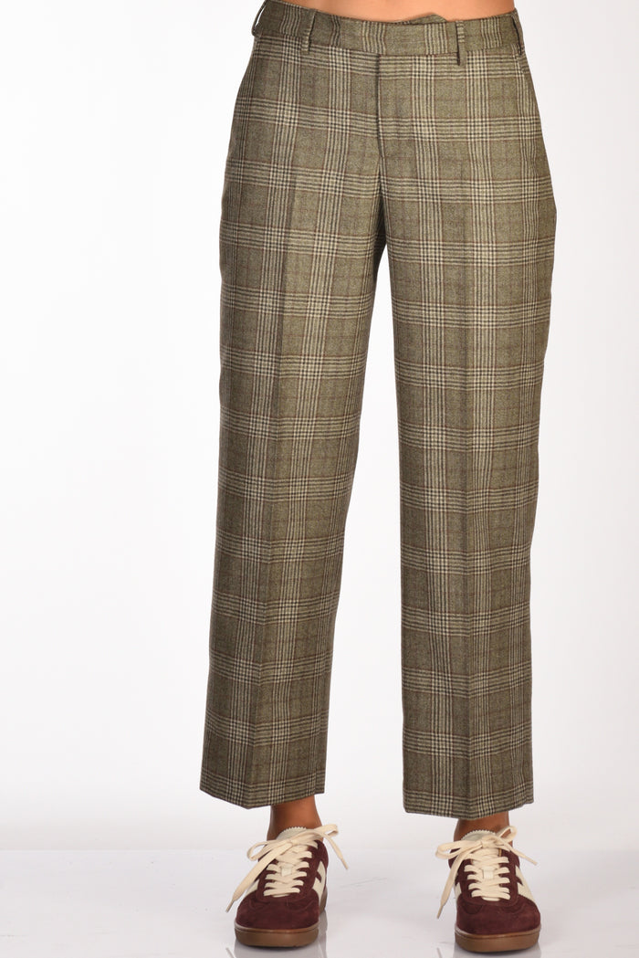 Pt Torino Pantalone Emma Verde/beige Donna - 3