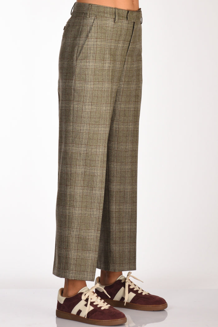 Pt Torino Pantalone Emma Verde/beige Donna - 4