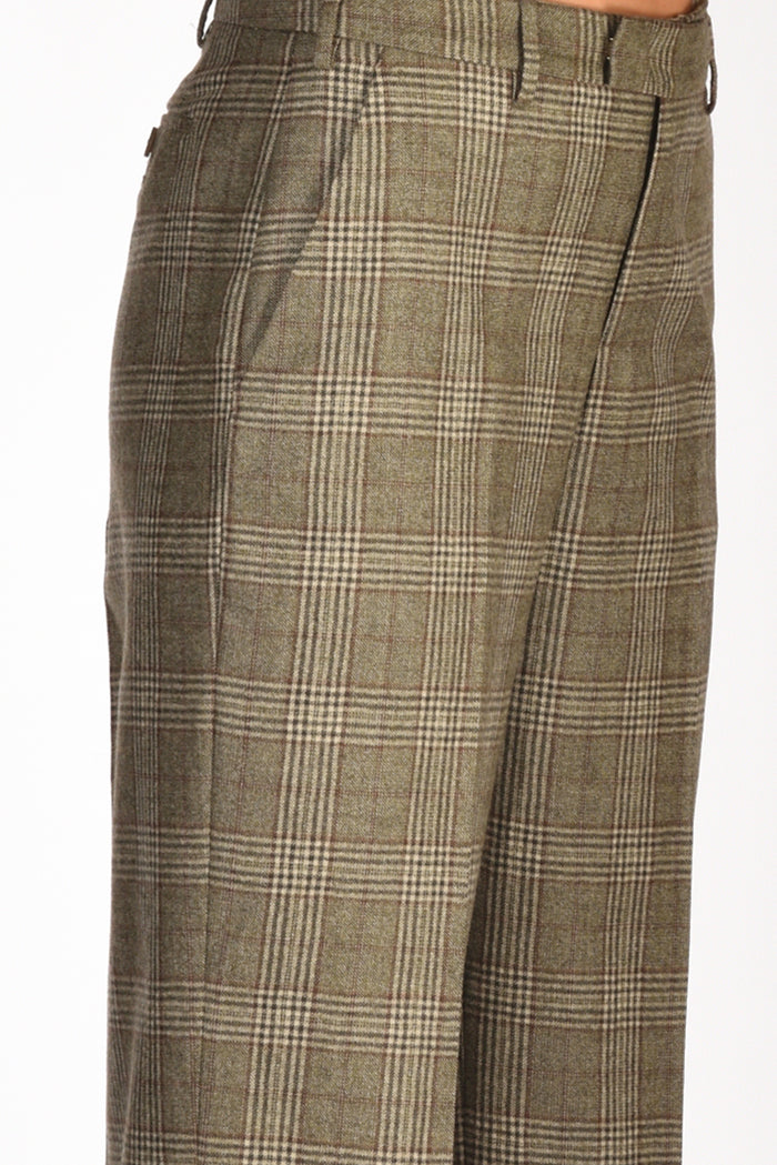 Pt Torino Pantalone Emma Verde/beige Donna - 5
