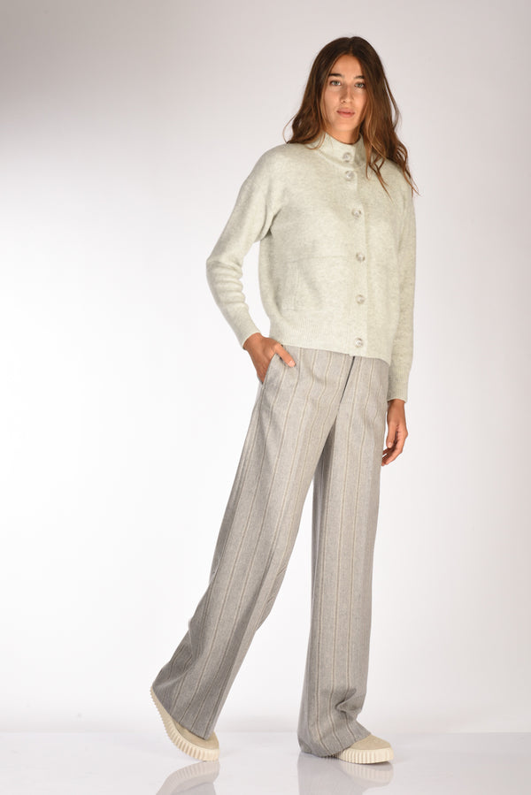 Pt Torino Pantalone Lorenza Grigio Chiaro Donna-2
