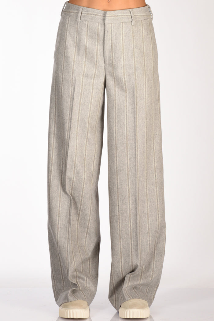 Pt Torino Pantalone Lorenza Grigio Chiaro Donna - 3