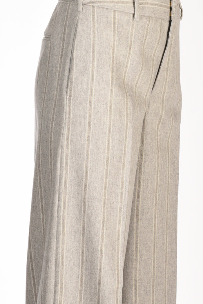 Pt Torino Pantalone Lorenza Grigio Chiaro Donna - 4