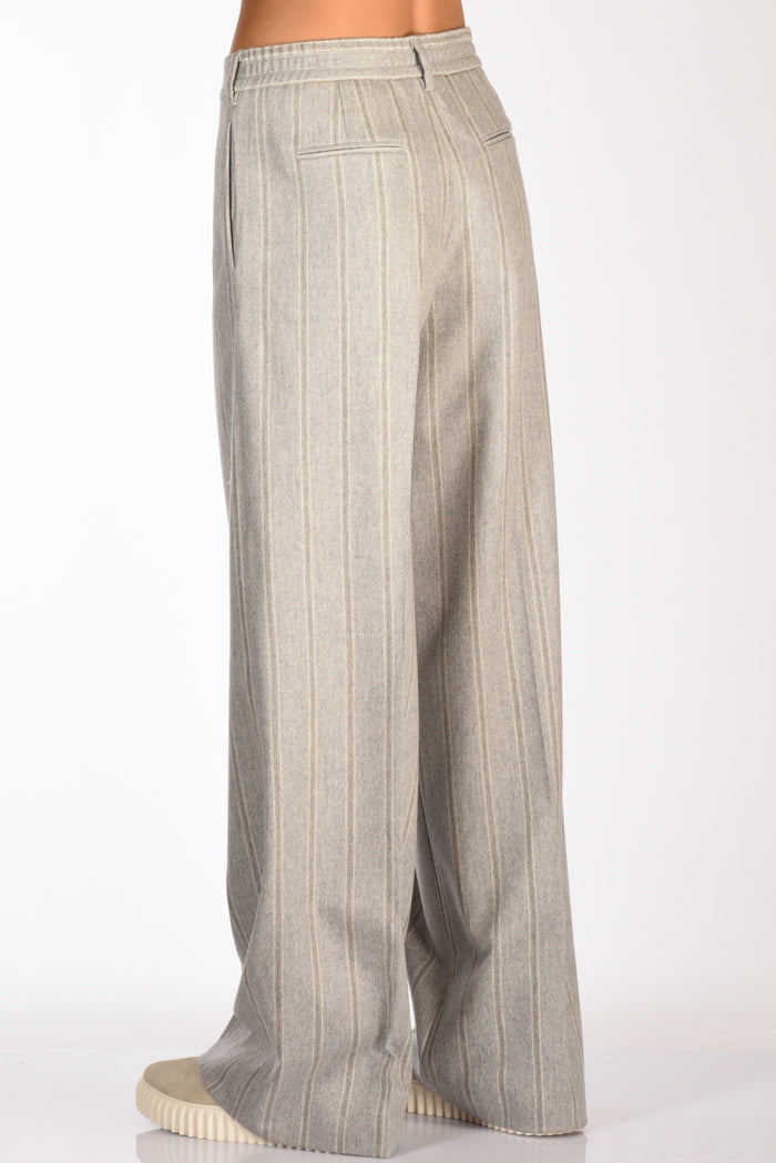 Pt Torino Pantalone Lorenza Grigio Chiaro Donna - 6