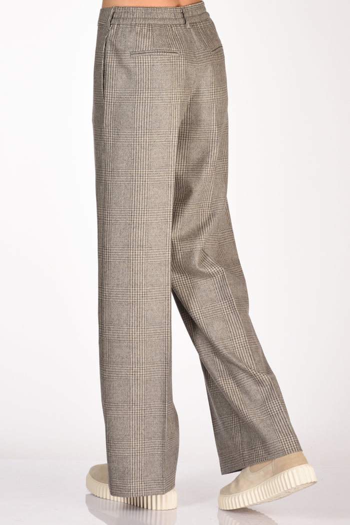 Pt Torino Pantalone Lorenza Marrone Melange Donna - 6