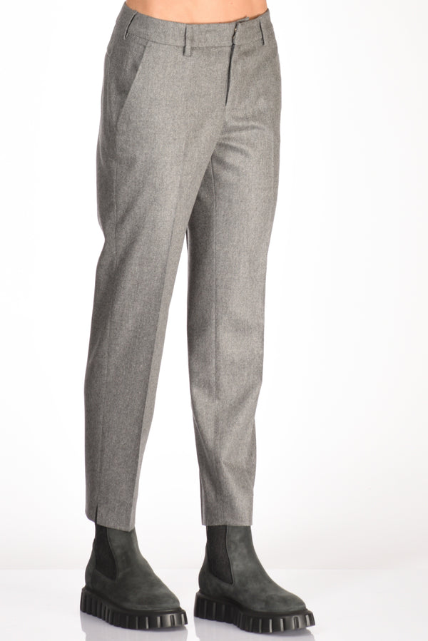 Pt Torino Pantalone New York Grigio Donna