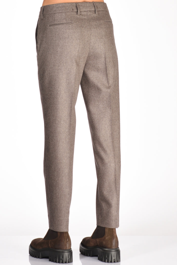 Pt Torino Pantalone New York Marrone Melange Donna - 6