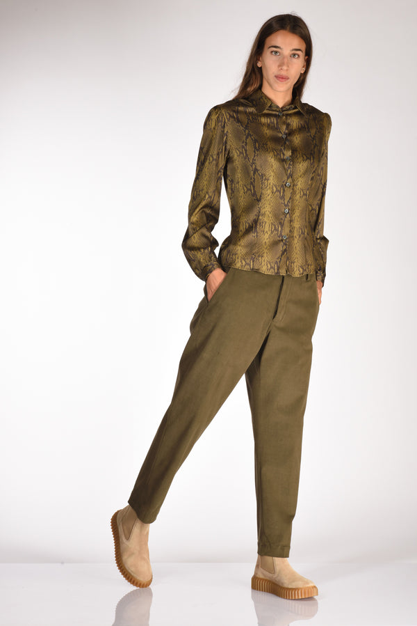 Pt Torino Pantalone Gio Verde Donna-2