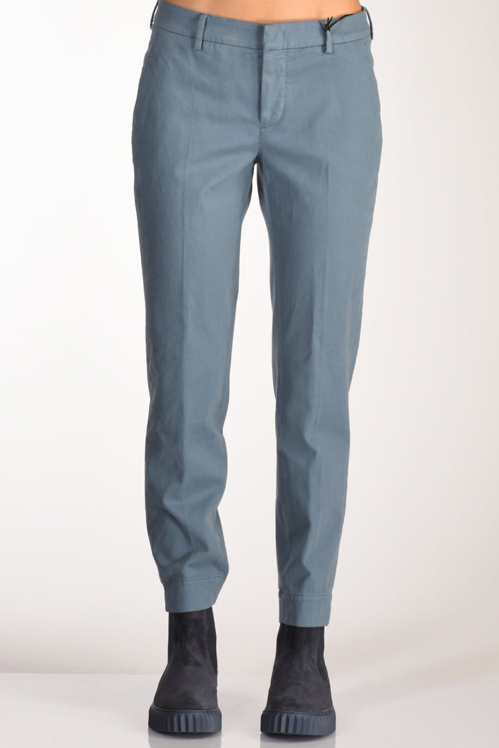 Pt Torino Pantalone New York Azzurro Donna - 3