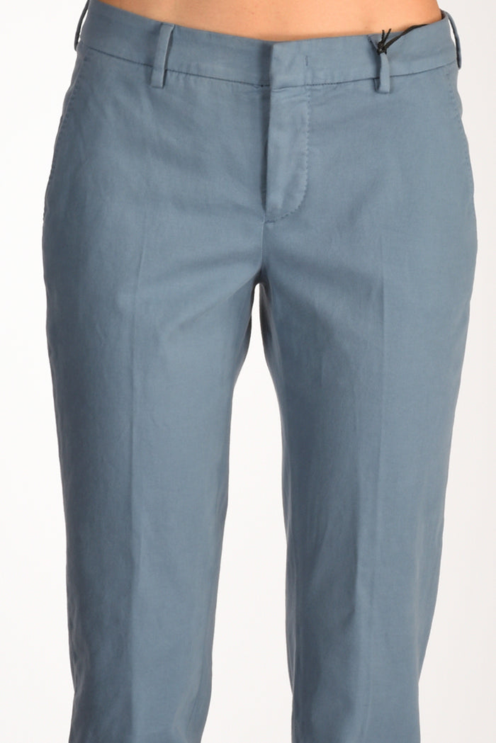 Pt Torino Pantalone New York Azzurro Donna - 4
