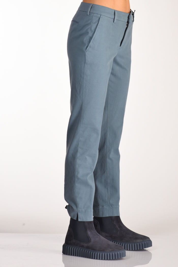 Pt Torino Pantalone New York Azzurro Donna - 5