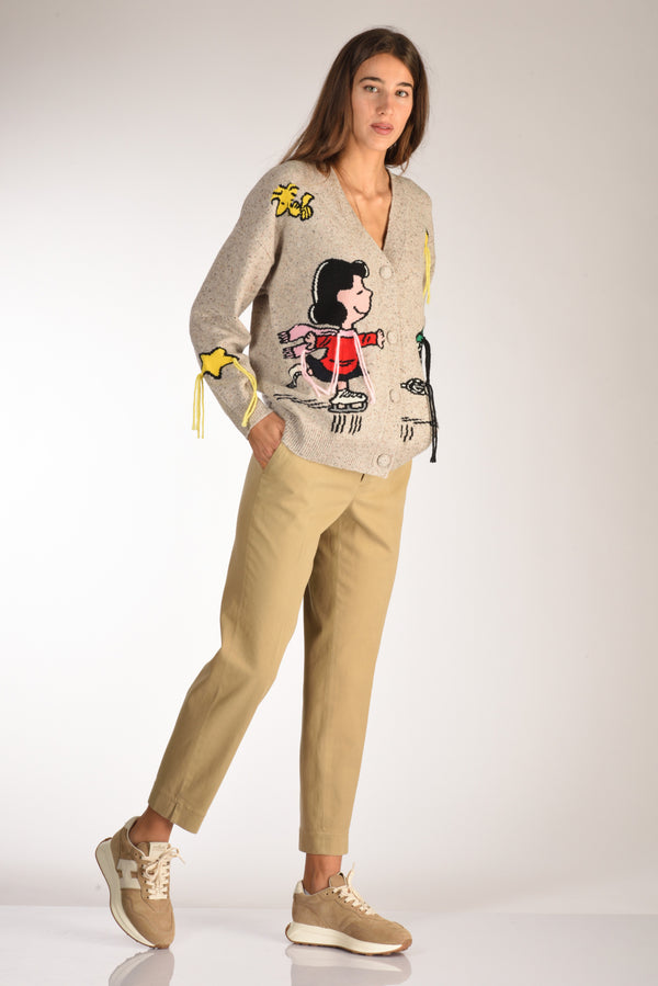 Pt Torino Pantalone New York Beige Chiaro Donna-2