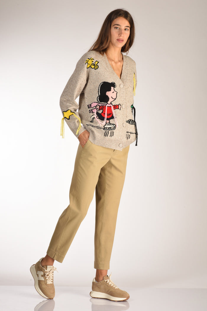 Pt Torino Pantalone New York Beige Chiaro Donna - 2