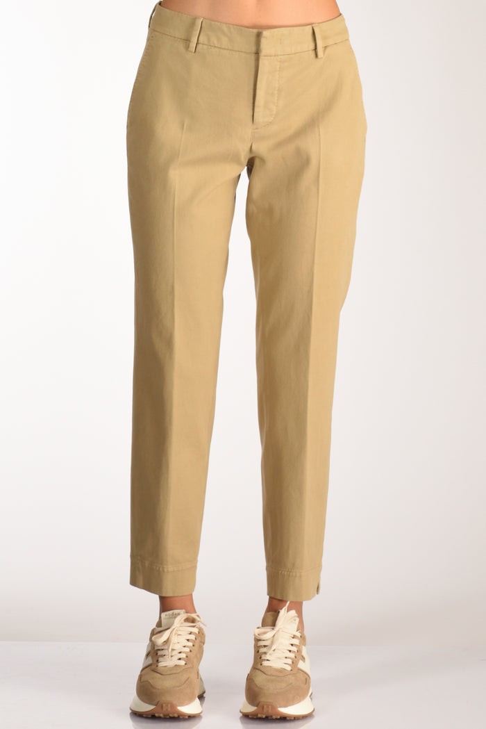 Pt Torino Pantalone New York Beige Chiaro Donna - 3
