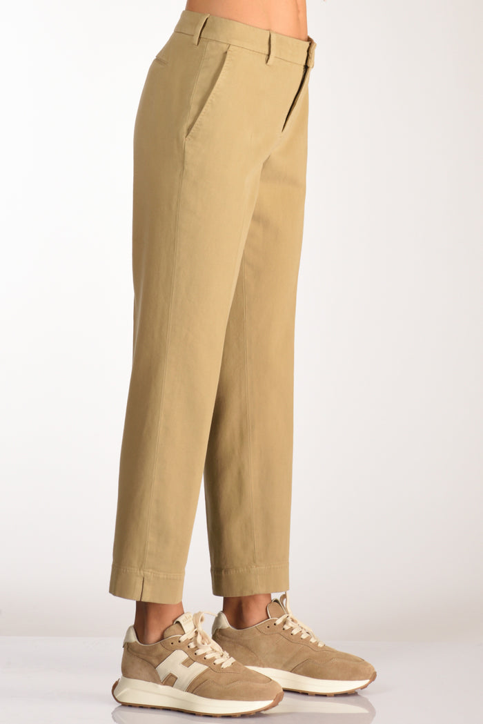 Pt Torino Pantalone New York Beige Chiaro Donna - 4
