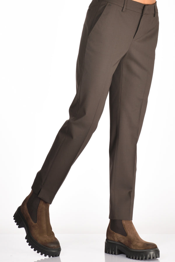 Pt Torino Pantalone New York Marrone Donna