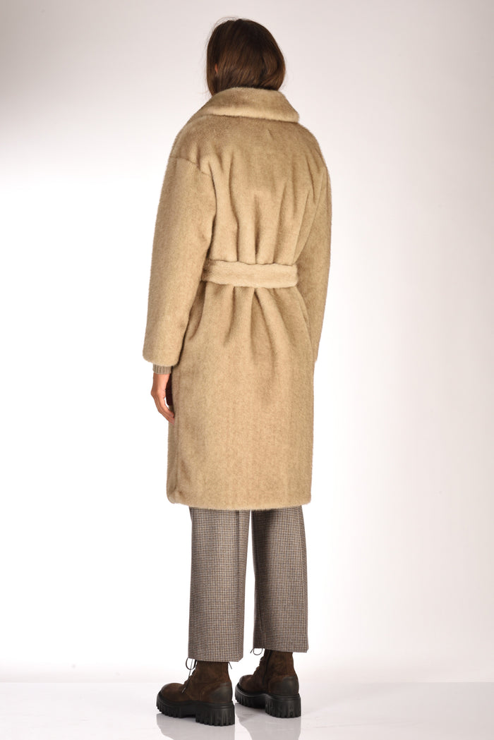 Herno Cappotto Ecofur Beige Donna - 5