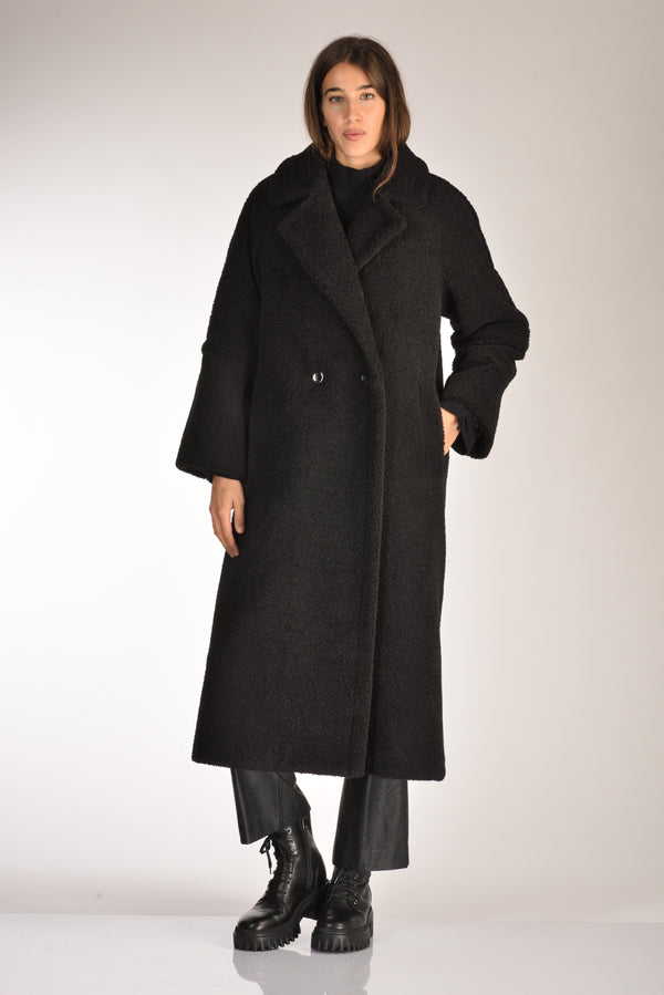 Herno Cappotto Ecofur Nero Donna