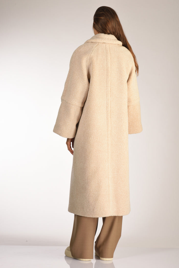 Herno Cappotto Ecofur Beige Chiaro Donna - 5
