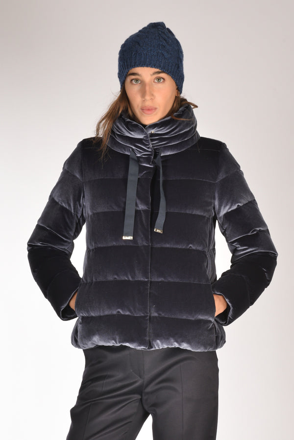 Herno Piumino Corto Blu Donna