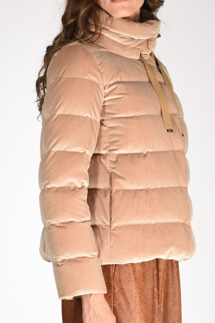 Herno Piumino Corto Beige Cammello Donna - 3