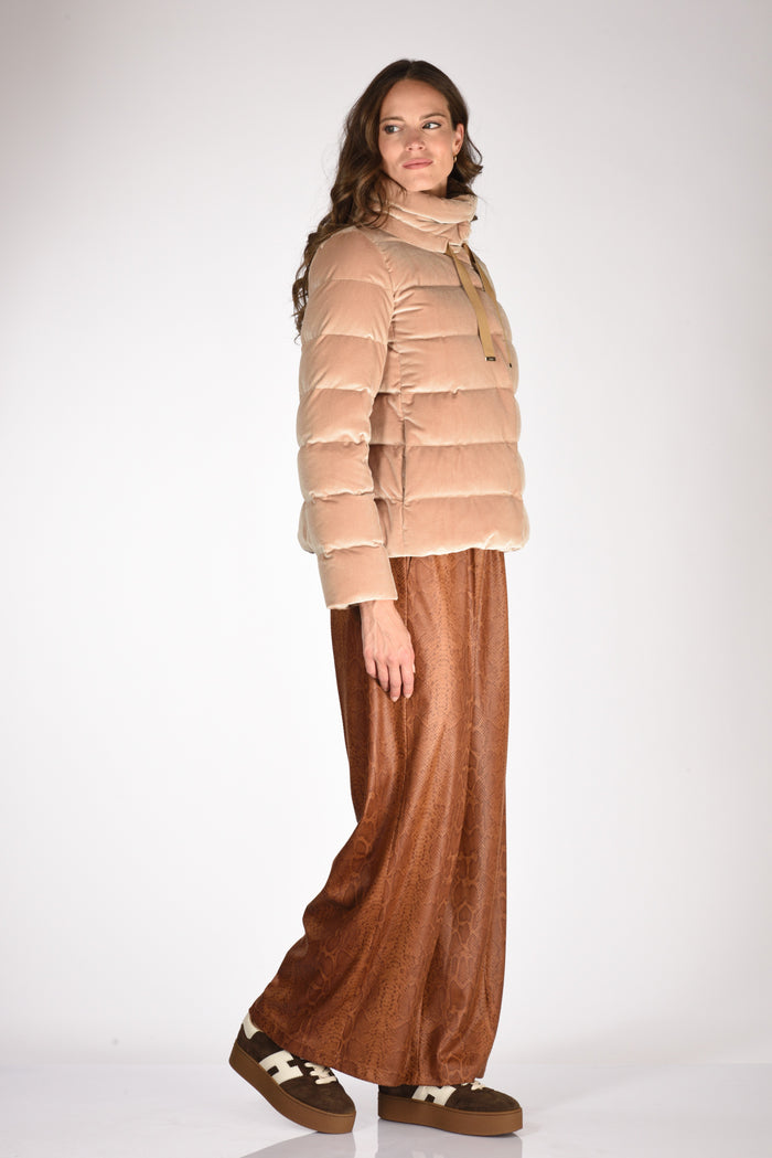 Herno Piumino Corto Beige Cammello Donna - 4