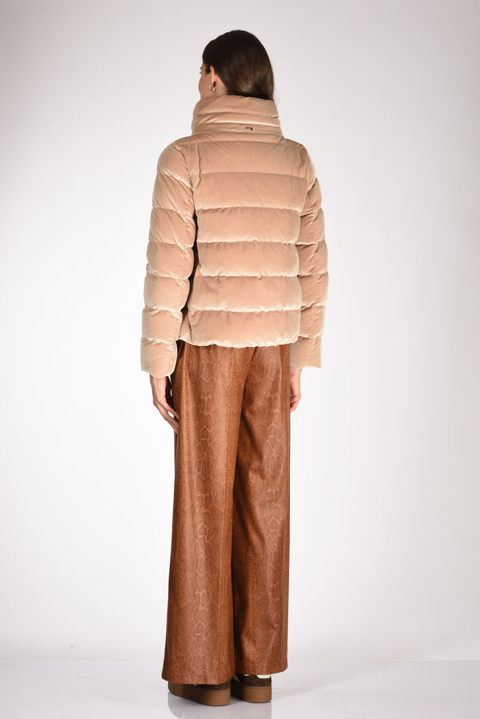 Herno Piumino Corto Beige Cammello Donna - 5