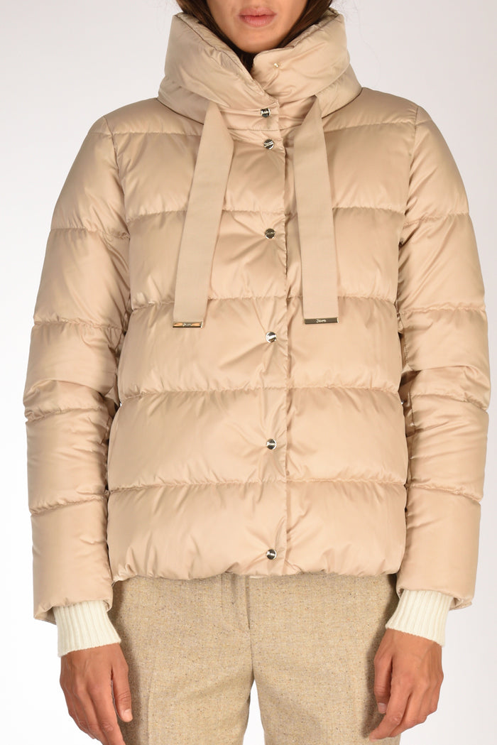 Herno Cappa In Raso Beige Donna - 3