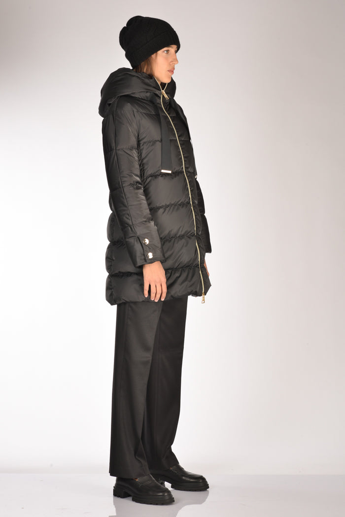 Herno Piumino In Raso Nero Donna - 4
